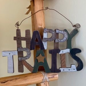 Happy Trails Sign